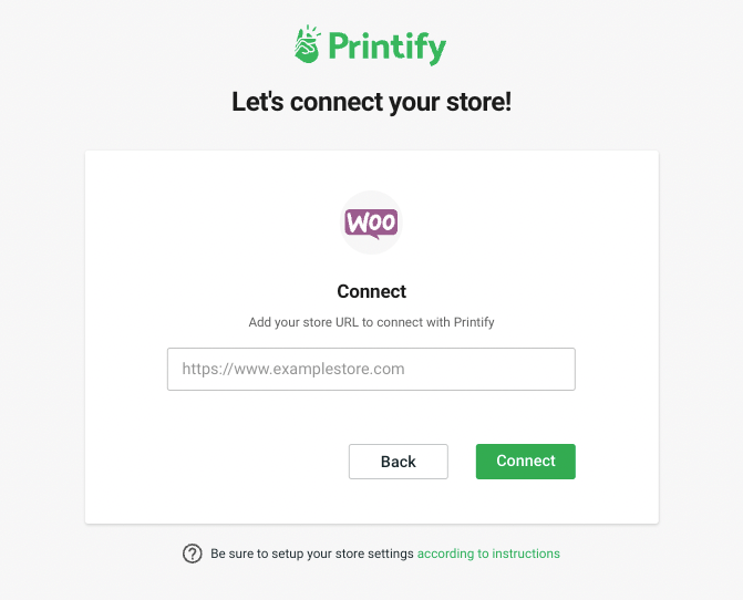 Printify Connect to WooCommerce POD Store