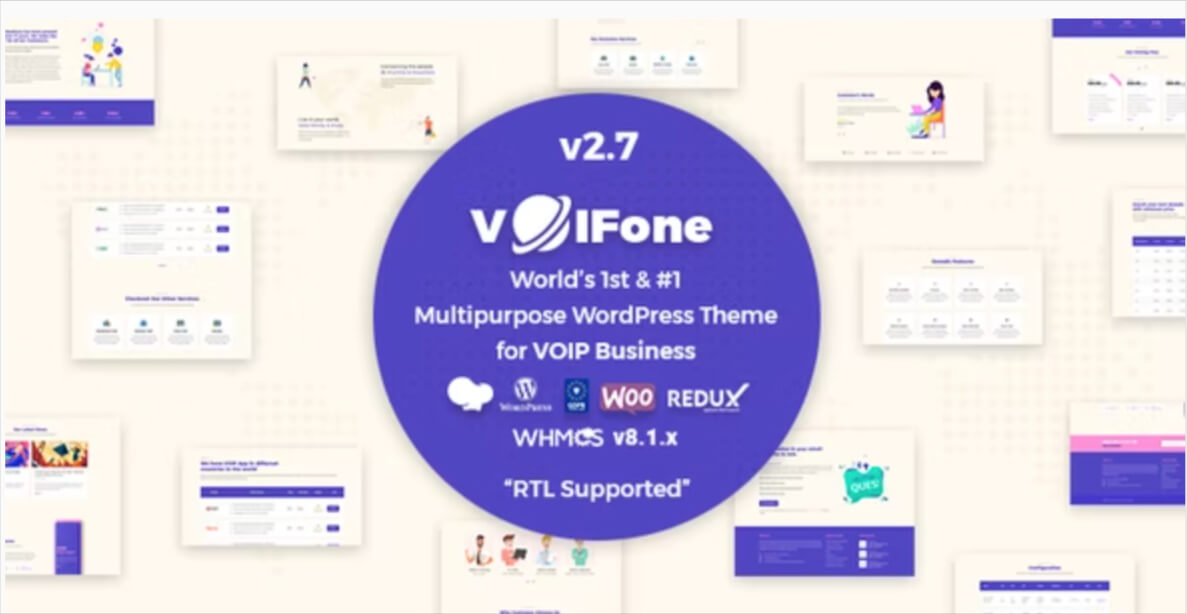 Voifone - Multipurpose VOIP WordPress Theme