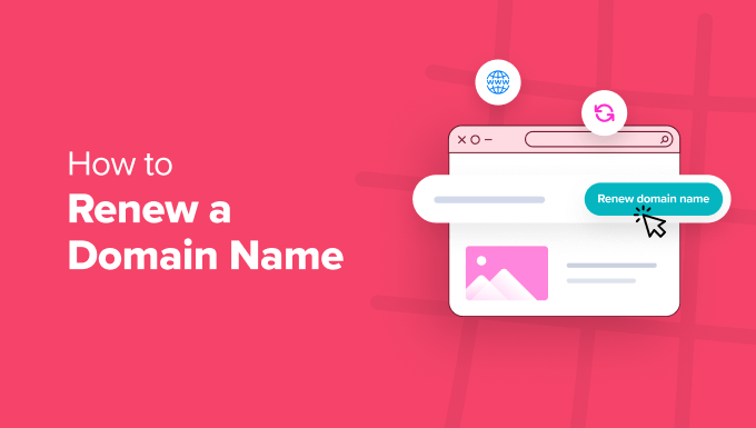 How to renew a domain name