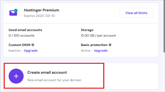 create email account 