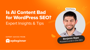 Read more about the article Is AI Content Bad for WordPress SEO? (Expert Insights & Tips)