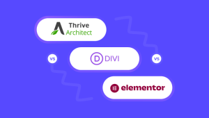 Read more about the article Which Is Better: Thrive Architect vs Divi vs Elementor
