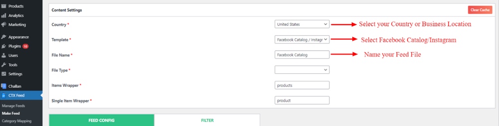 Create Product Feed File for Facebook