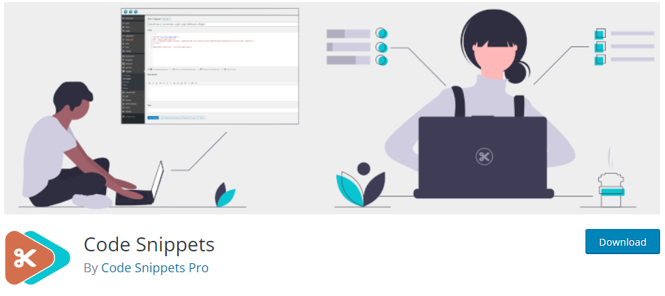 Image of Code Snippets plugin on WordPress.org