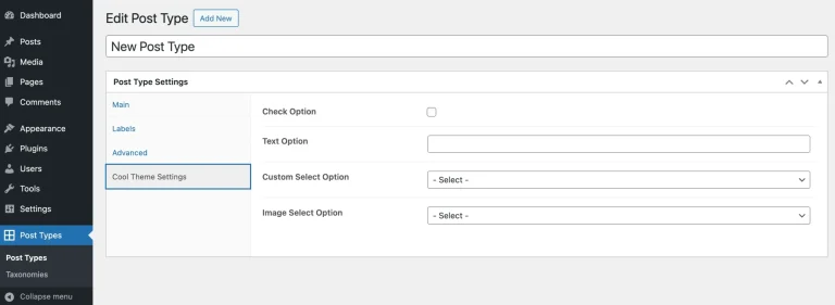 How to Add Custom Options to the PTU WordPress Plugin