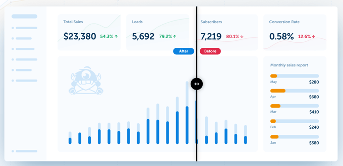 Interactive Infographic With Slider