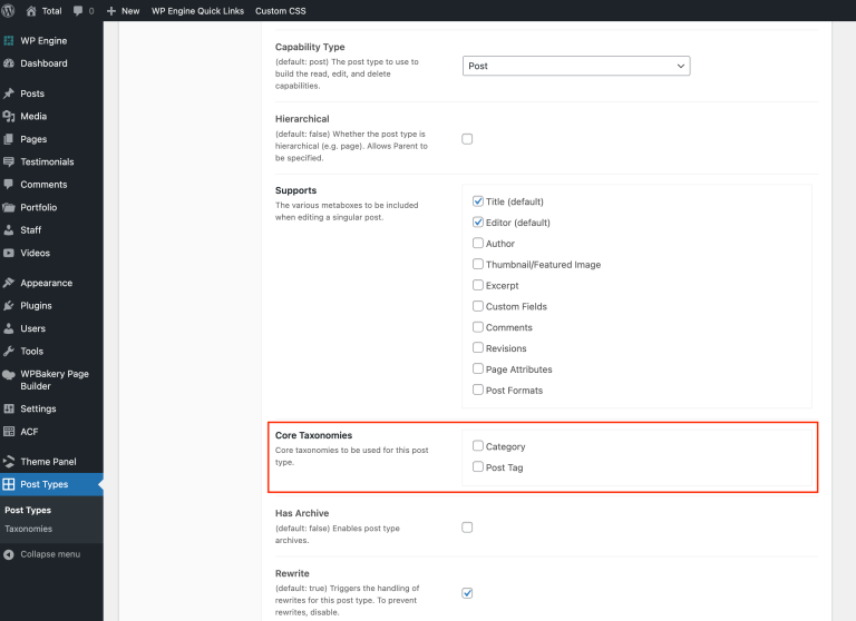 How to use Categories with Custom Post Types in WordPress