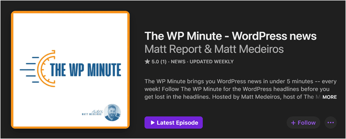 WP Minute podcast