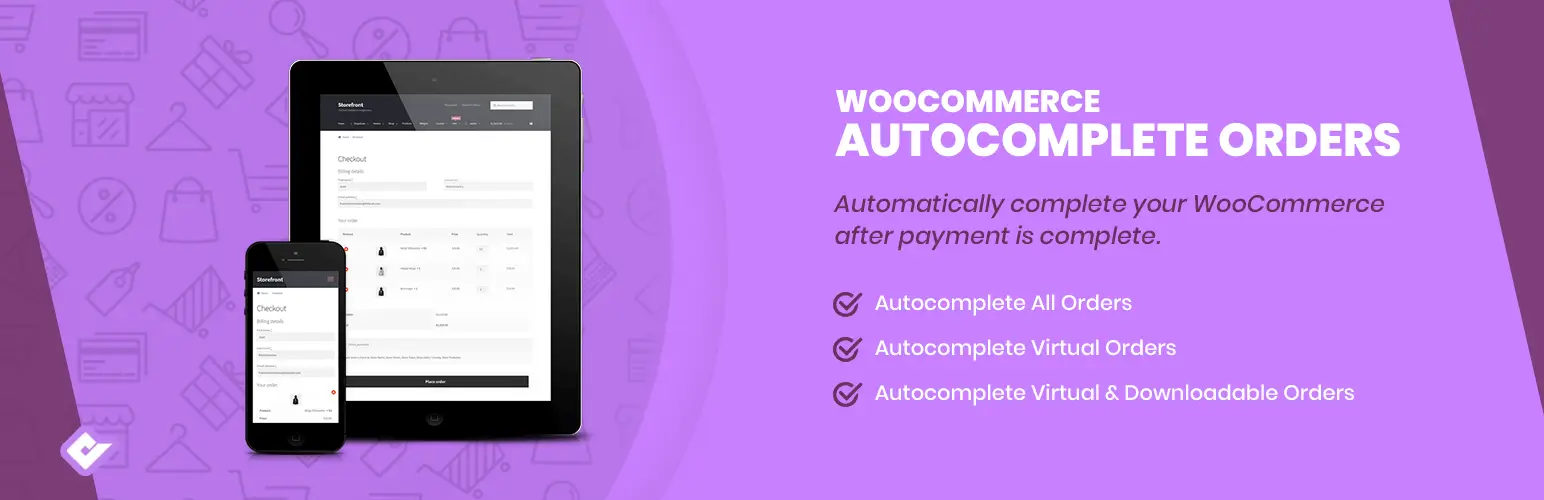 Autocomplete WooCommerce Orders plugin