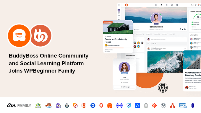 BuddyBoss Joins WPBeginner Family of Products