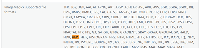 Imagick HEIC format support