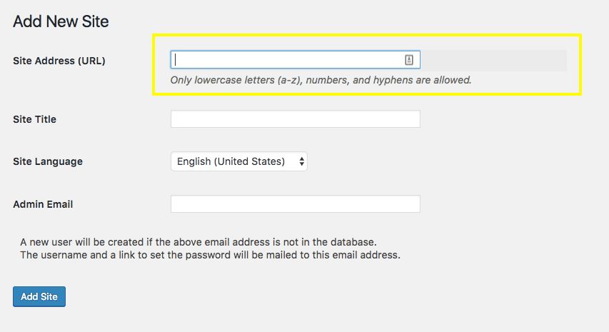 Adding a custom domain for a WordPress Multisite network.