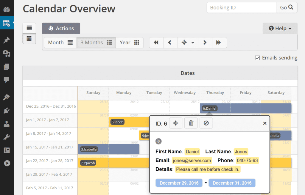 wordpress appointment booking plugin