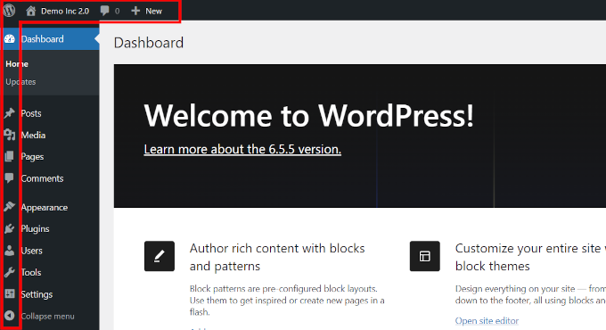 Menu icons in WordPress admin area