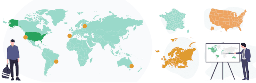 The Interactive Geo Maps map plugin for WordPress.