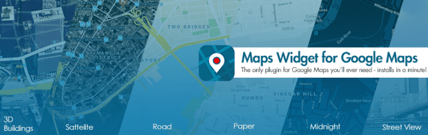 The Google Maps Widget plugin for WordPress.