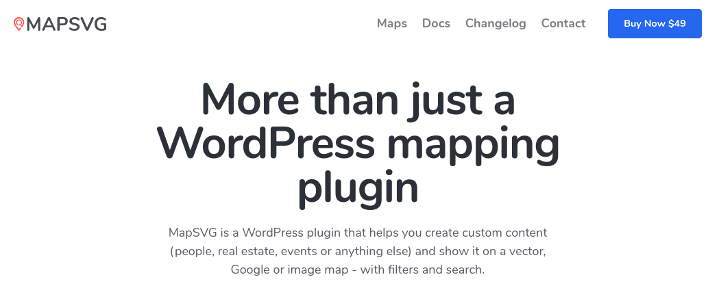 The MapSVG map plugin for WordPress.