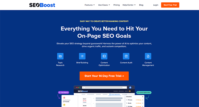 SEOBoost website