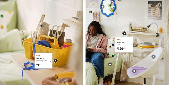 IKEA's image hotspot example