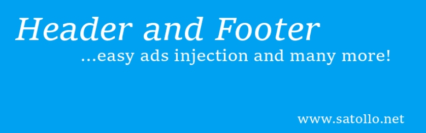 The Header, Footer, and Post Injections WordPress plugin.