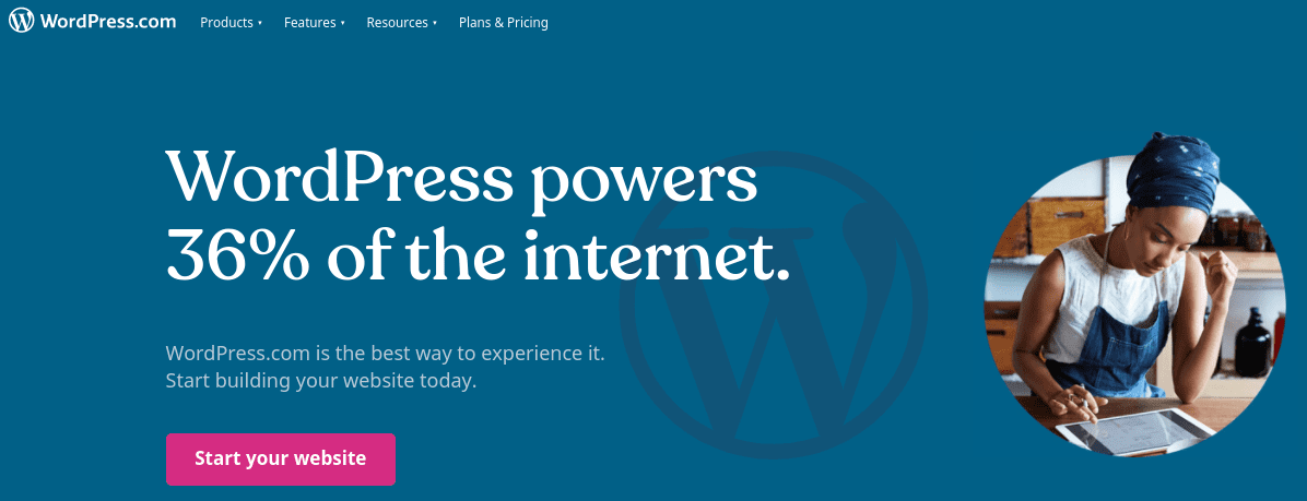 WordPress.com powers 36% of the internet