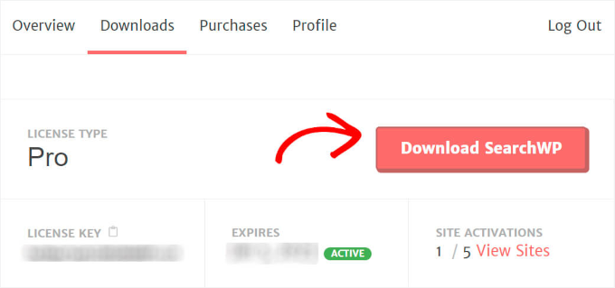 Downloading SearchWP Pro