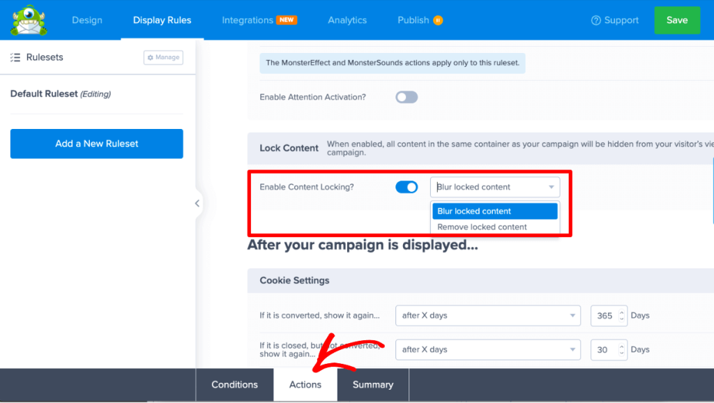 How to lock content on your WordPress website using OptinMonster