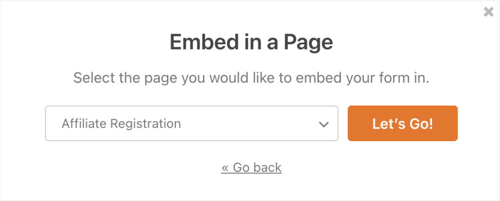 How to embed a form in a WordPress page or post