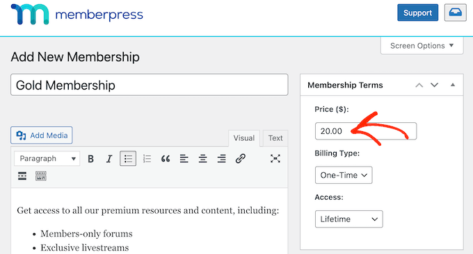 Creating a paid membership subscription using MemberPress Creating a paid membership subscription using MemberPress