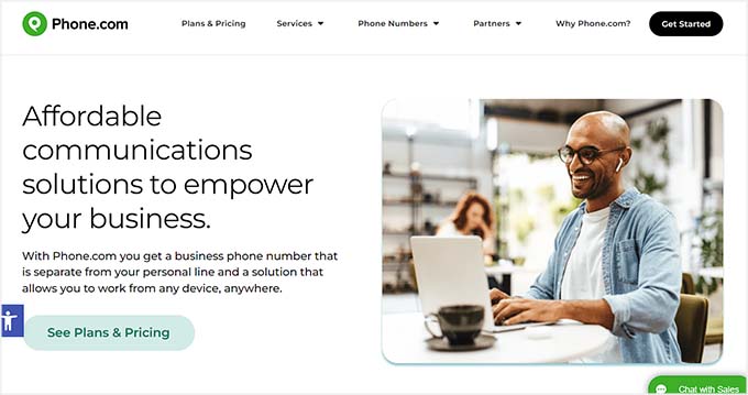 The Phone.com communications solution The Phone.com communications solution