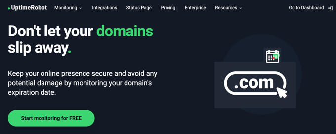 Domain Expiration Monitoring With UptimeRobot Domain Expiration Monitoring With UptimeRobot