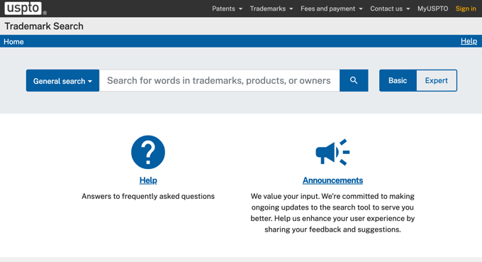 Trademark Search Trademark Search