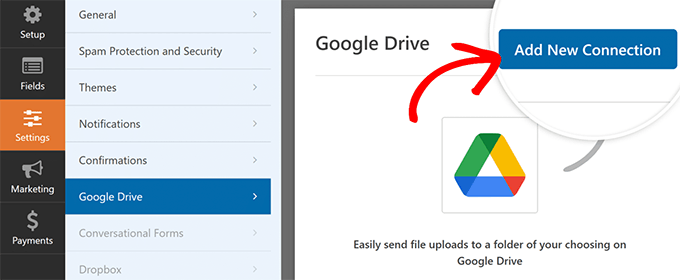 WPForms Google Drive addon WPForms Google Drive addon