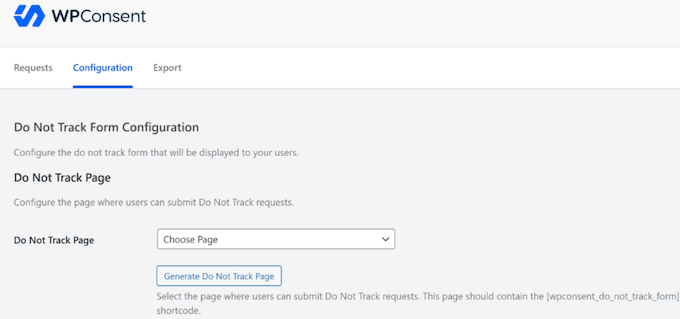 Adding a 'Do Not Track' form and page to your WordPress blog or website Adding a 'Do Not Track' form and page to your WordPress blog or website