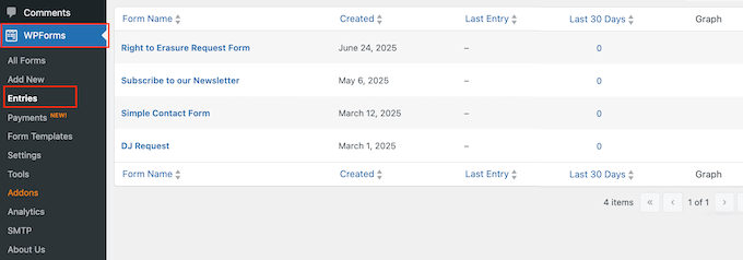 Filtering your data deletion requests Filtering your data deletion requests