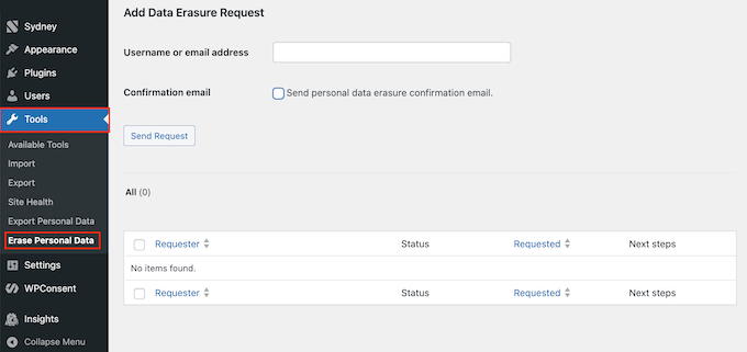 Erasing personal data to comply with CCPA Erasing personal data to comply with CCPA