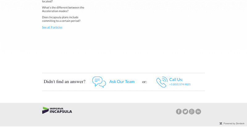 Incapsula Support