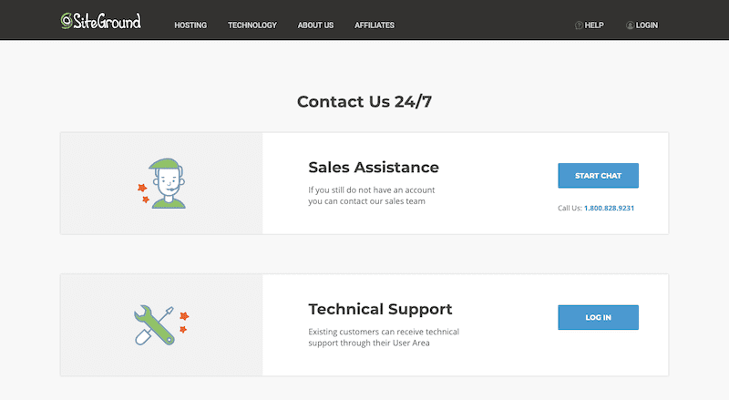SiteGround Support
