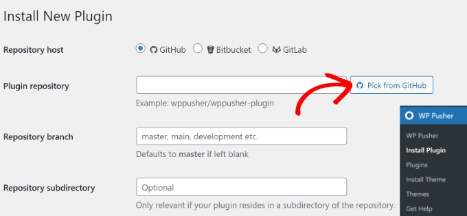 Enter plugin repo Enter plugin repo