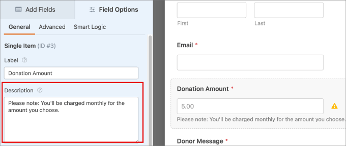 field options descriptions wpforms field options descriptions wpforms