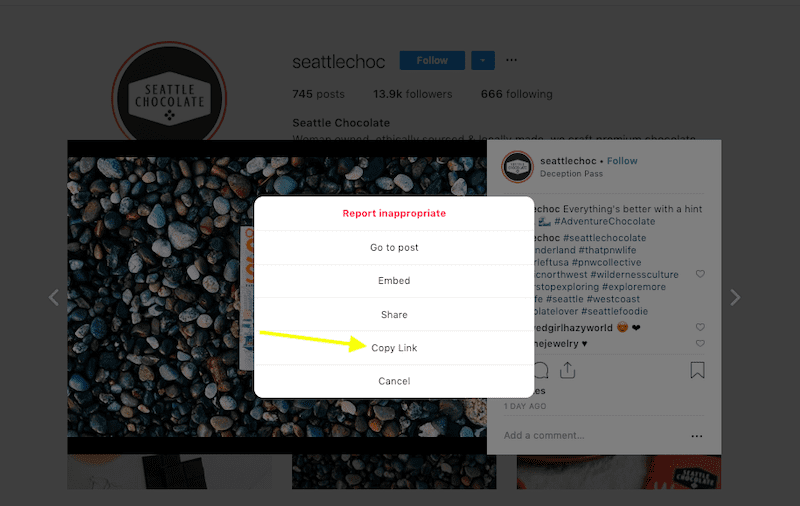 Instagram URL