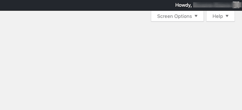 Howdy WordPress