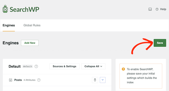 Saving your custom WordPress search algorithm