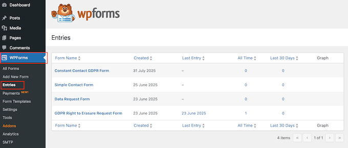 Managing data access and deletion requests efficiently using WPForms Managing data access and deletion requests efficiently using WPForms