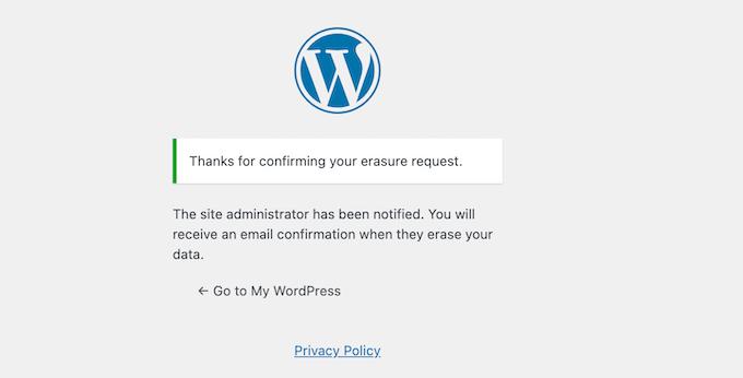 How to confirm a customer's data deletion request How to confirm a customer's data deletion request