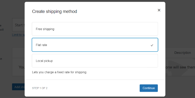 Select a shipping method option Select a shipping method option
