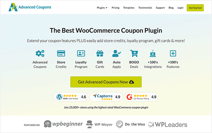 Advanced Coupons Website