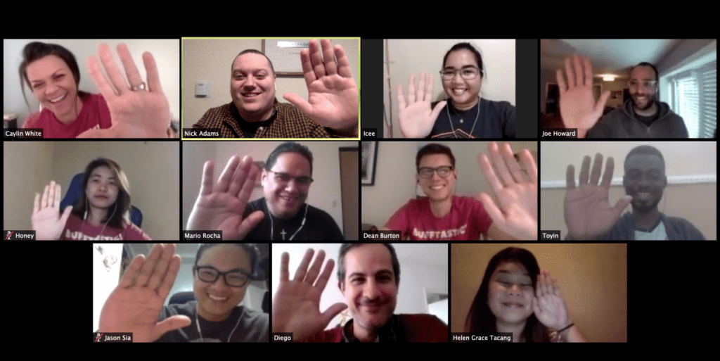The WP Buffs Team on a Zoom Call