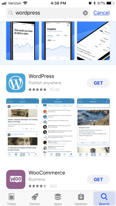 install WP to mobile