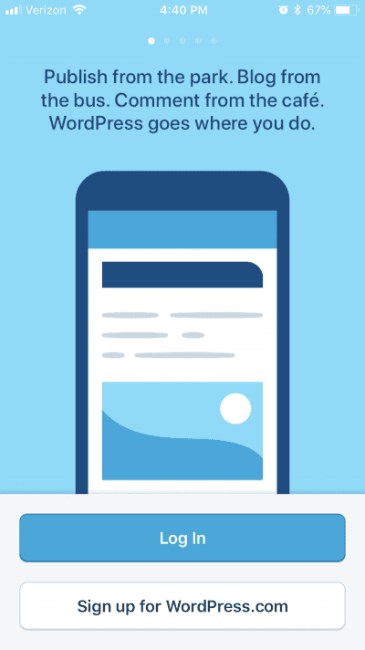 Mobile login